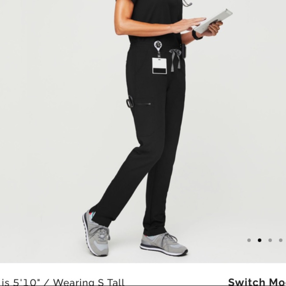 XXS Black Yola Skinny Scrub Pants FIGS